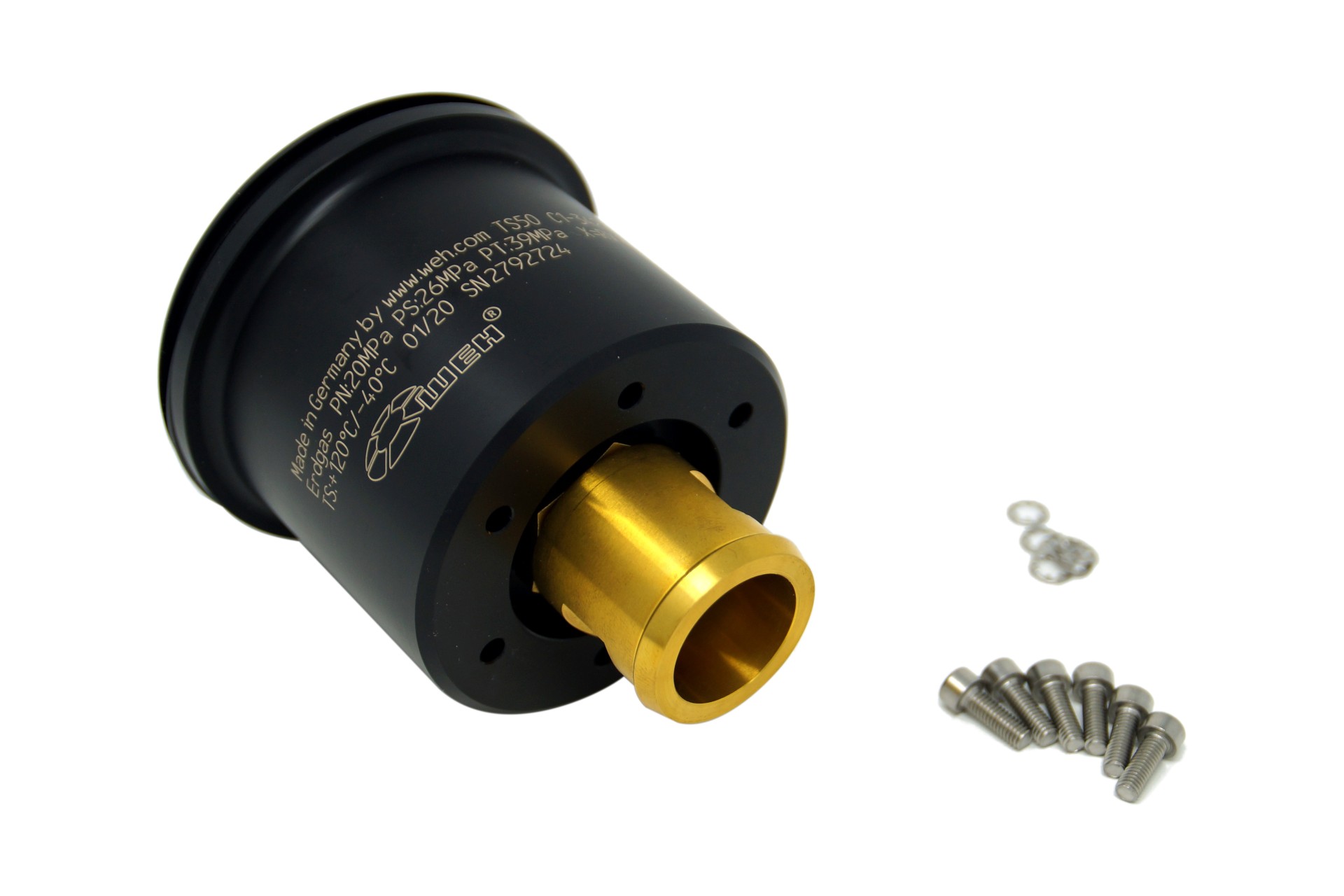 WEH CNG filling nozzle TS50 with filter Ø6 mm (ECE)