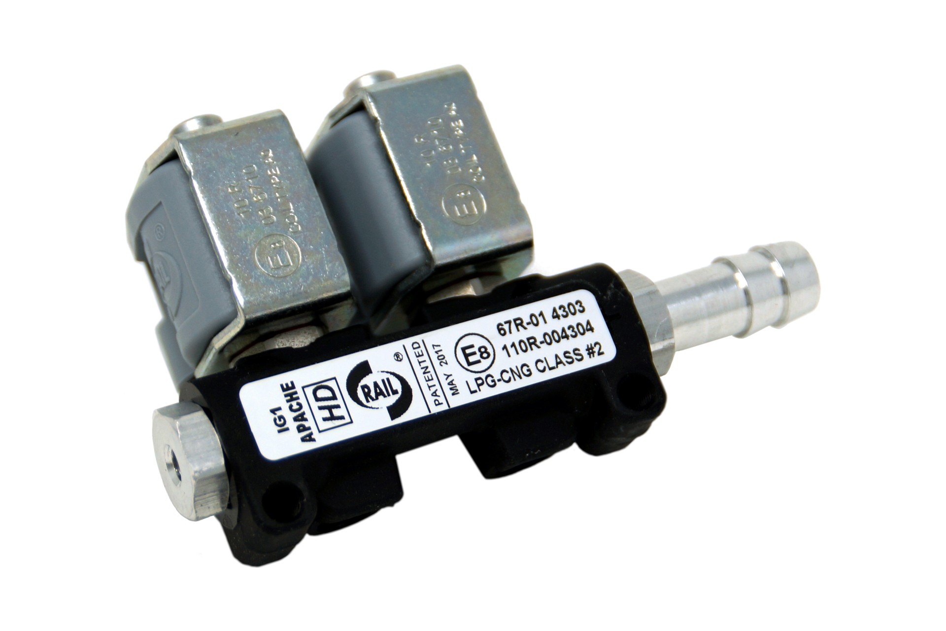 RAIL Injektor LPG CNG IG1 Apache HD 2 Zylinder 2 Ohm