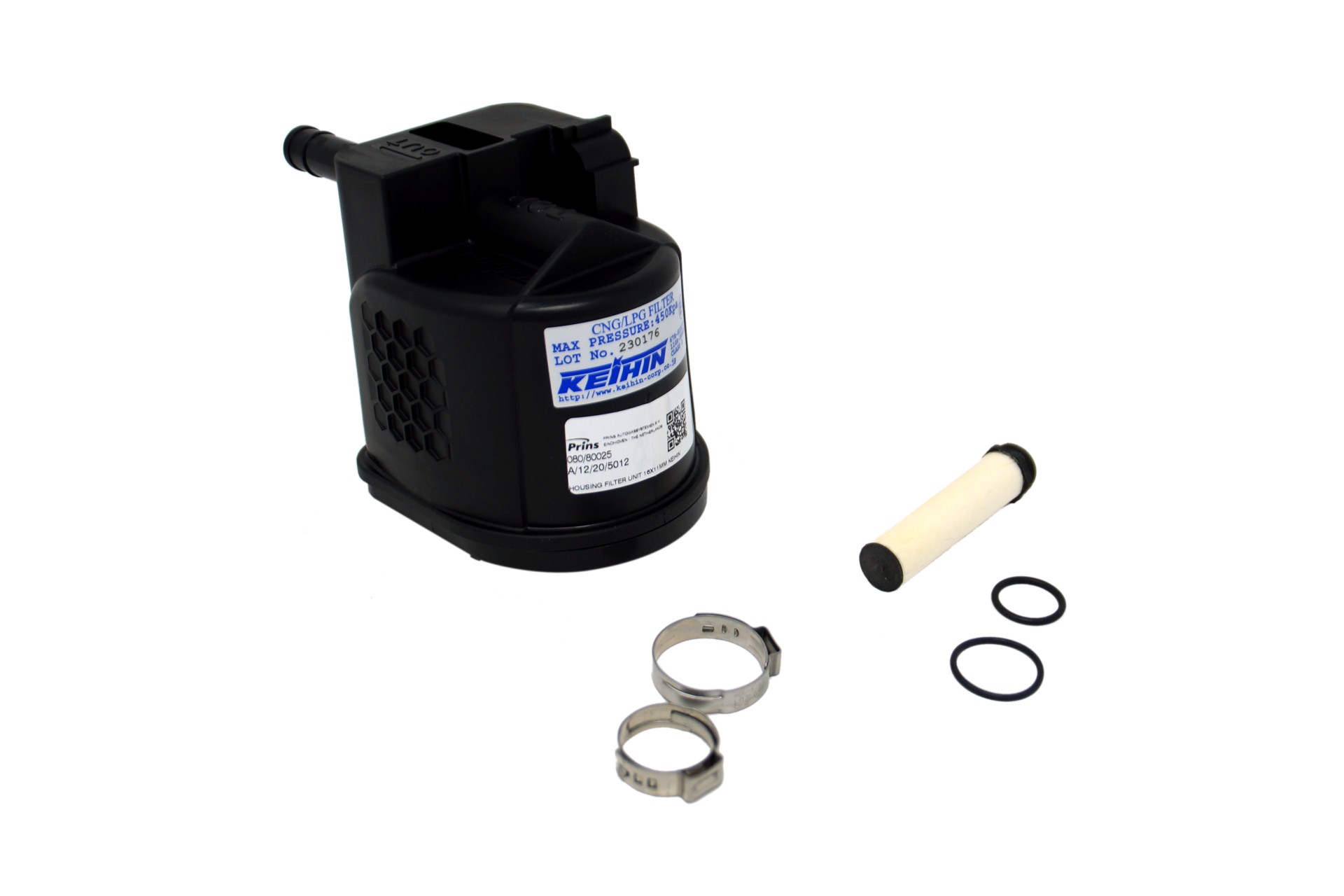 Prins VSI Keihin filter set type 1 single output (16x12), eVP reducer