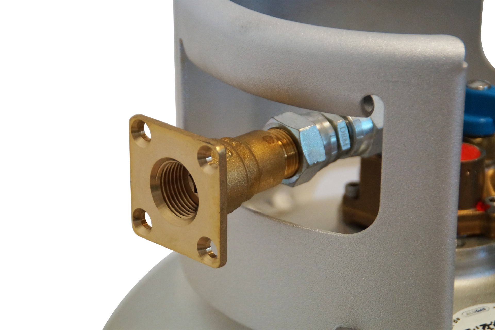 Direktbetankungsset für Gastankflaschen mit Multiventil - gerade Ausführung (Füllventil)