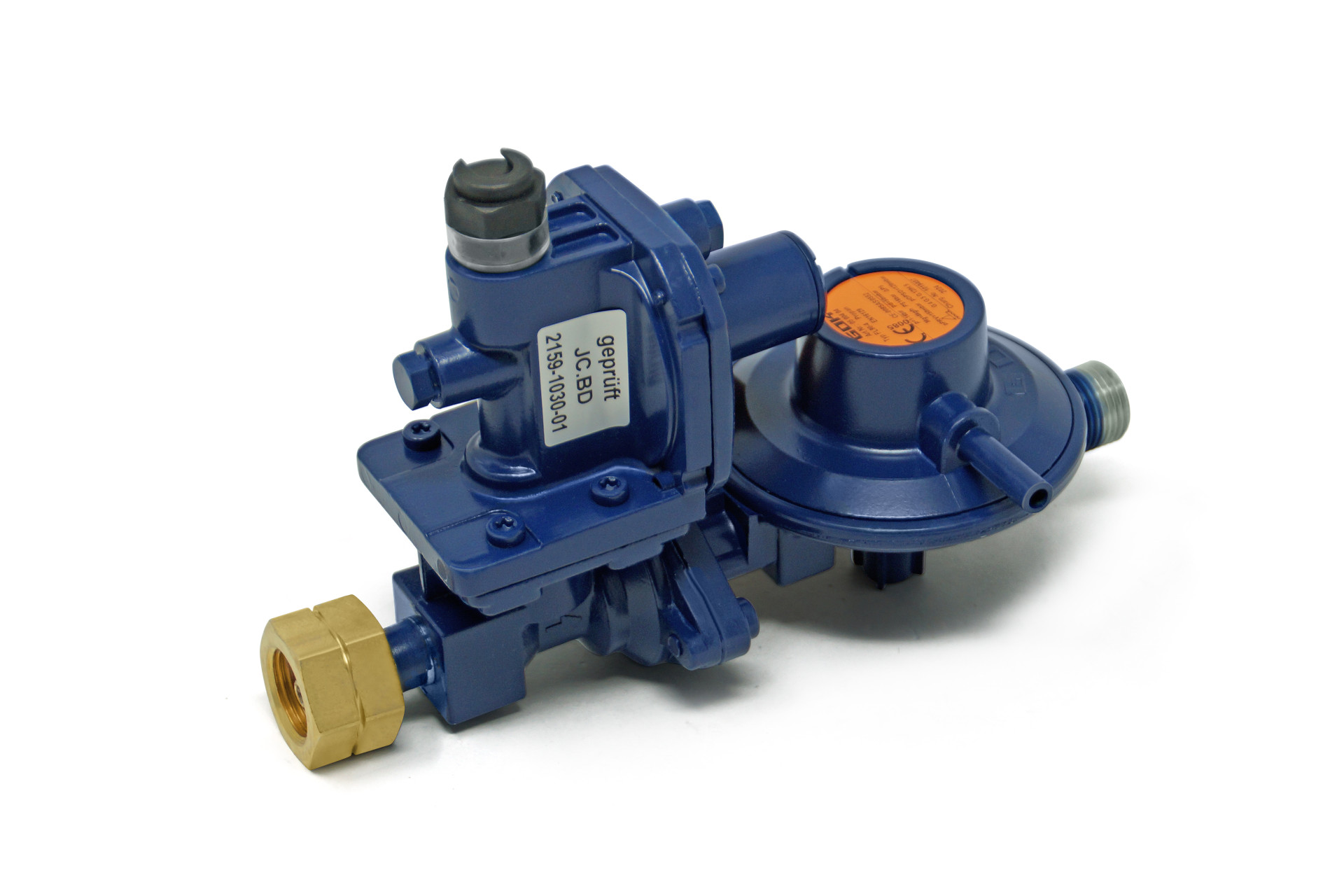 GOK lpg regulator FL90-4 4kg/h 50mbar Combi A x G1/2LH-KN SAV PRV Marine