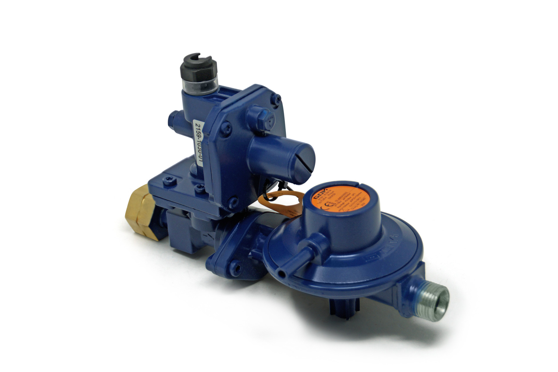 GOK lpg regulator FL90-4 4kg/h 50mbar Combi A x G1/2LH-KN SAV PRV Marine