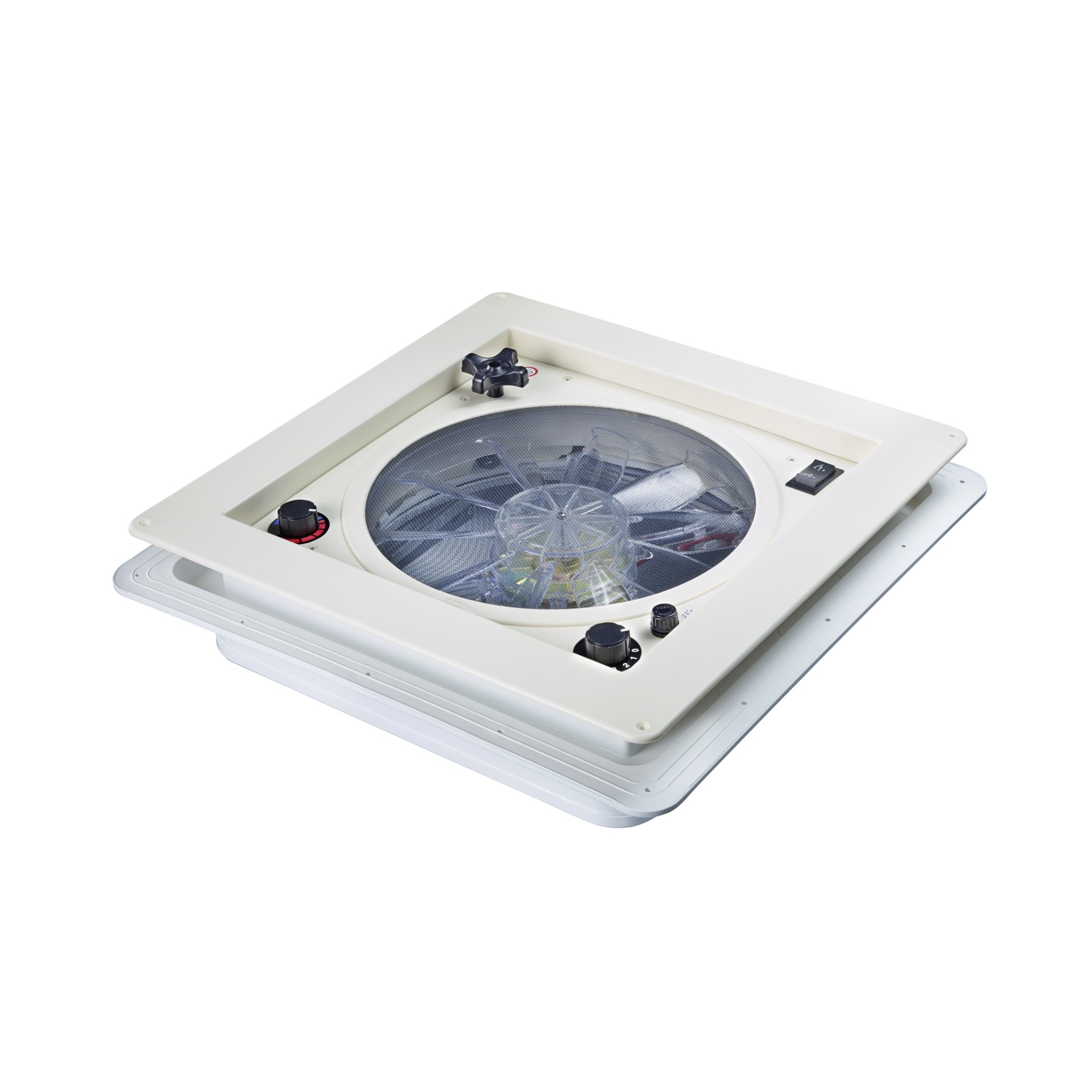 Dometic FanTastic Vent 2250 ventilazione per tetti con cupola bianca 400 x 400 mm