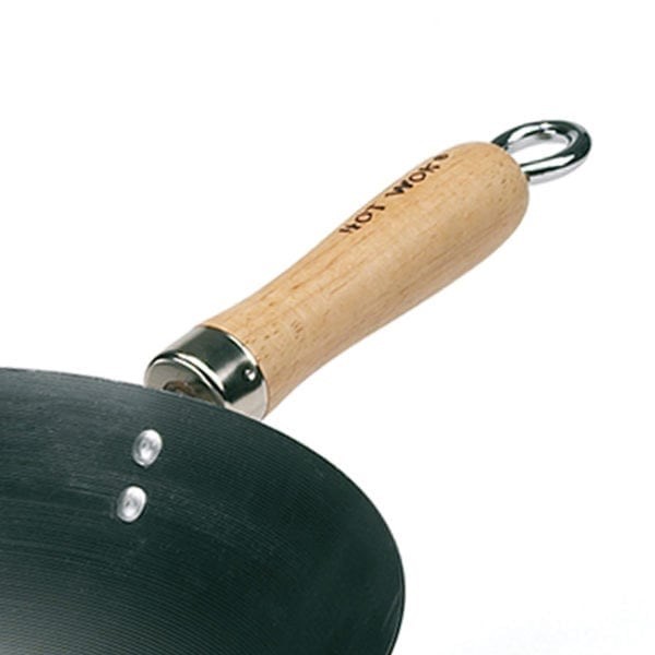 HOT WOK Wokpfanne 35 cm aus Carbonstahl