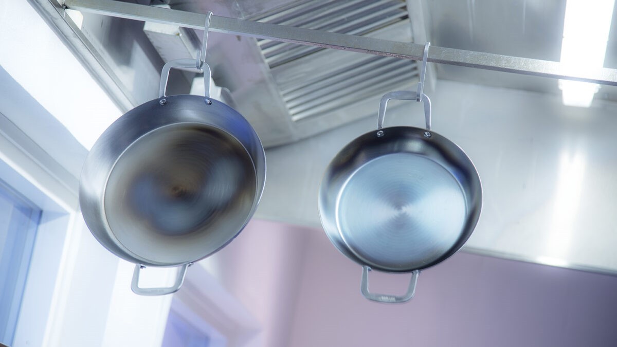 HOT WOK Paella Pfanne 30 cm aus Carbonstahl