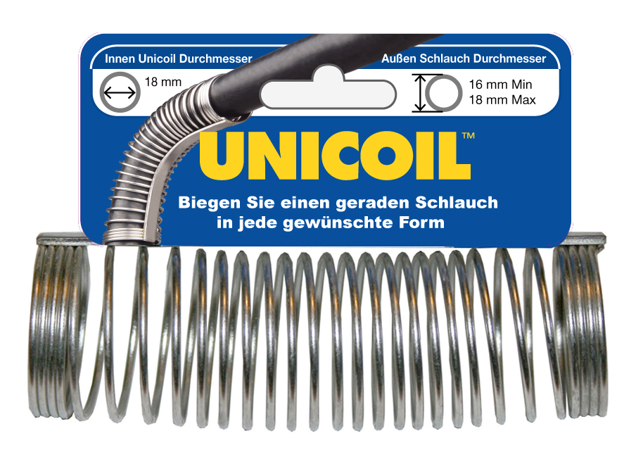 UNICOIL anti-kink spring for 3/8 hoses (outer diameter 16.5-18.4mm)