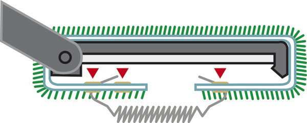 Fiamma Clean Step footstep, support black