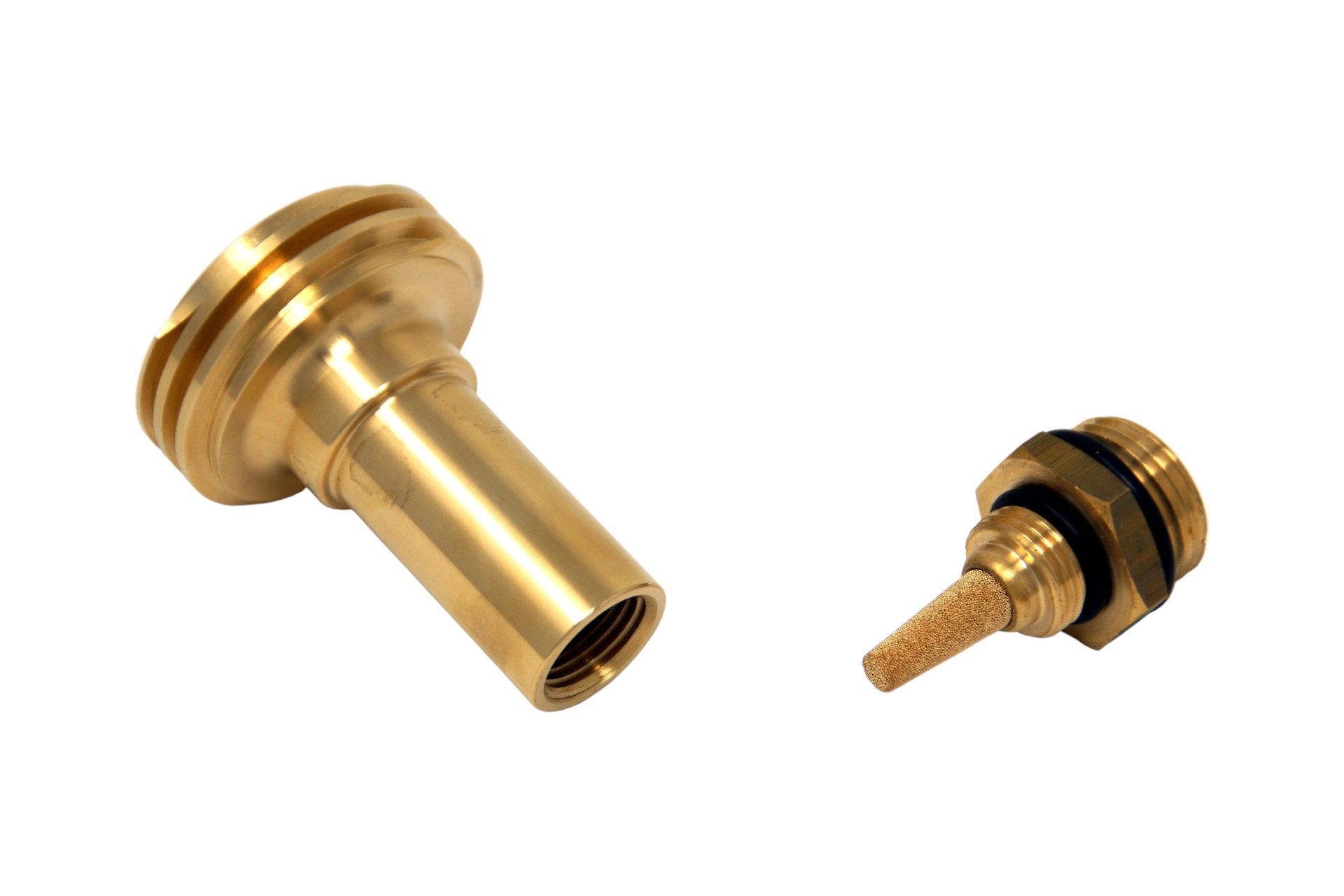 ACME LPG adapter 21,8 mm incl. filter, 77 mm - brass