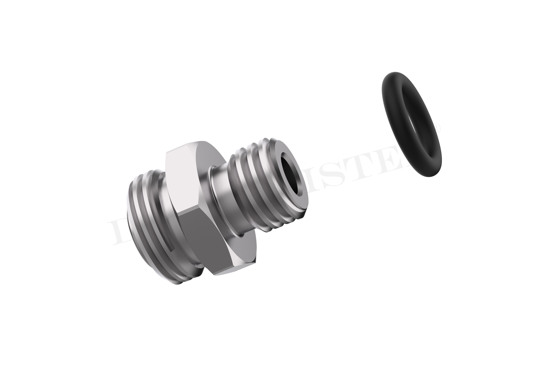 DREHMEISTER Adaptador de acero inoxidable M16x1,5 a M12x1,75 con junta tórica para adaptador GPL