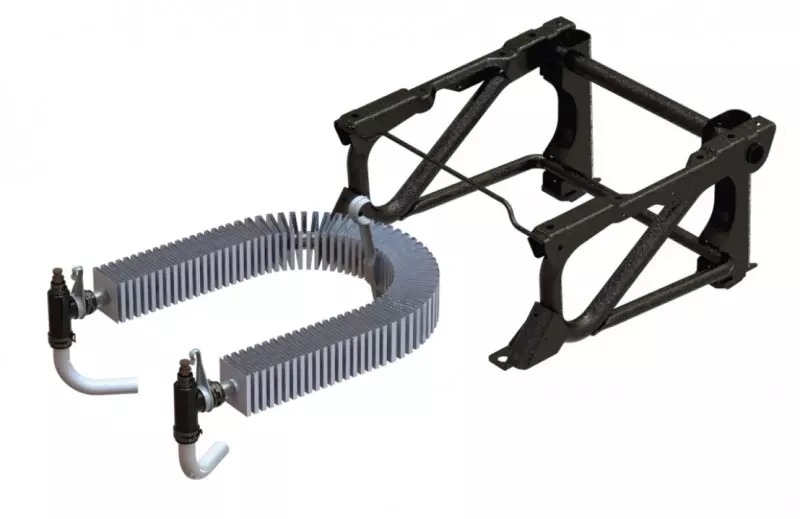 ALDE convector for seat heating