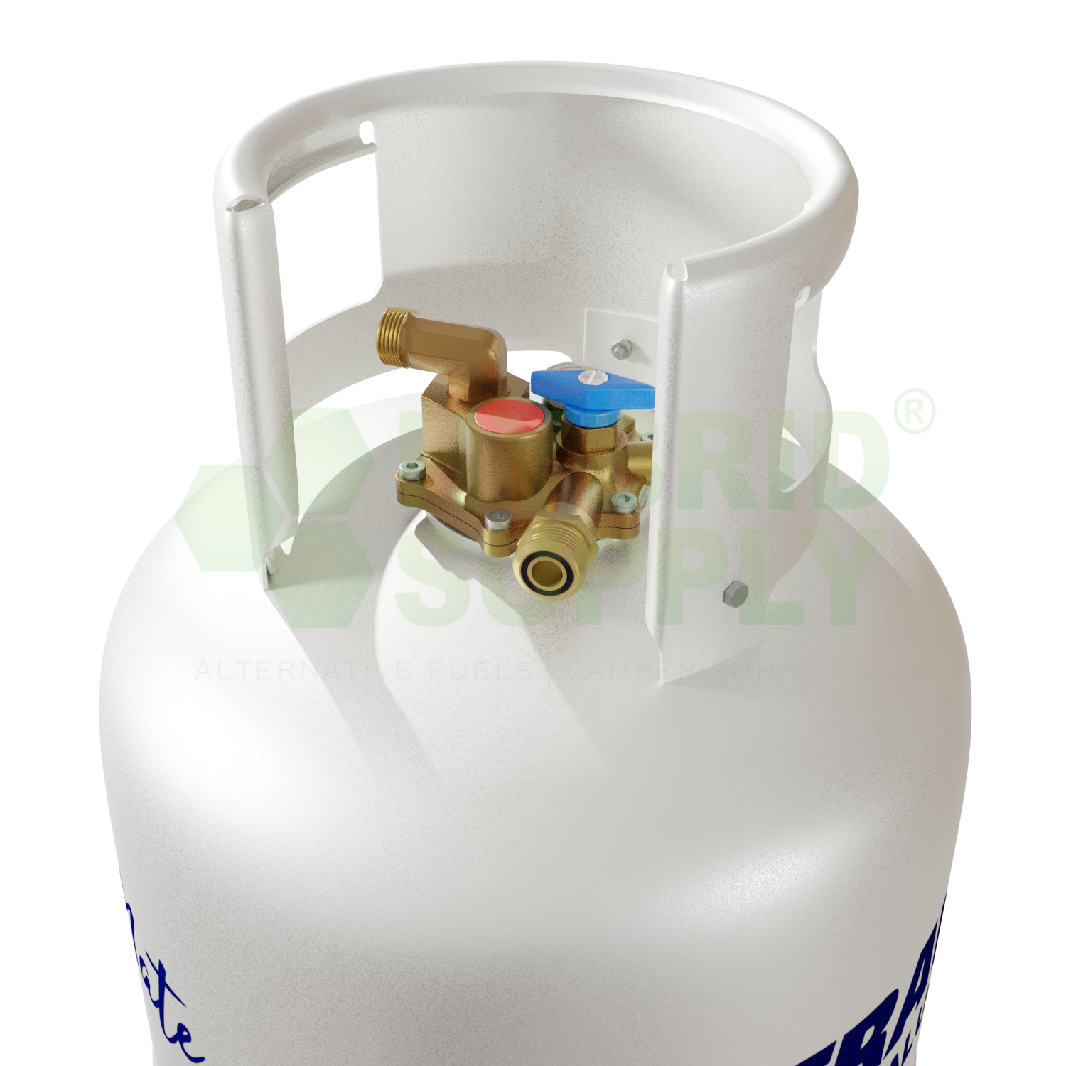 ALUGAS TRAVELMate Gastankflasche 27,2 Liter mit 80% Multiventil (DE)