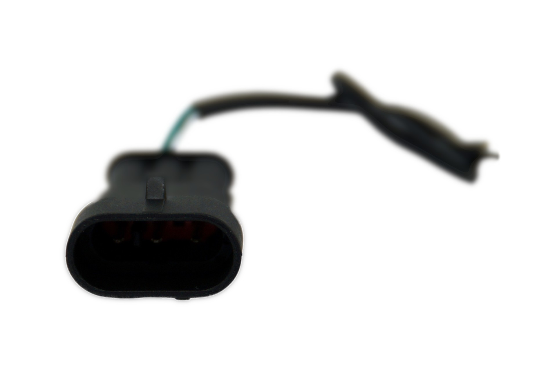 AMP Socket 3-PIN with 20cm cable, waterproof