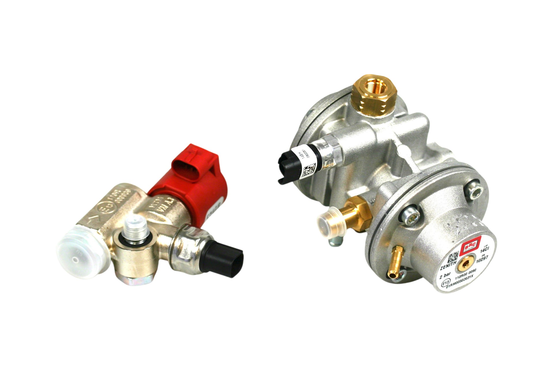 BRC ZB Zenith CNG 2.5 bar reducer for 200 bar incl. MV and HD- + Temp-Sensor