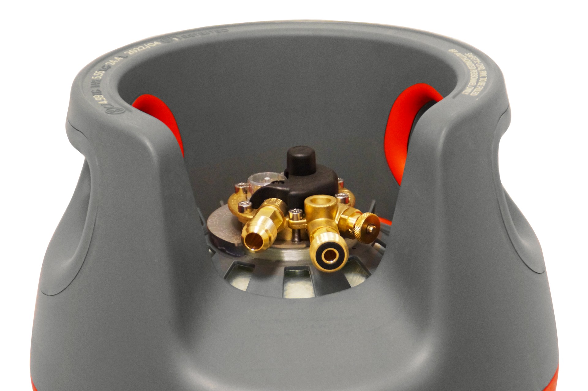 CAMPKO Komposit Gastankflasche 24,4 Liter mit 80% Multiventil