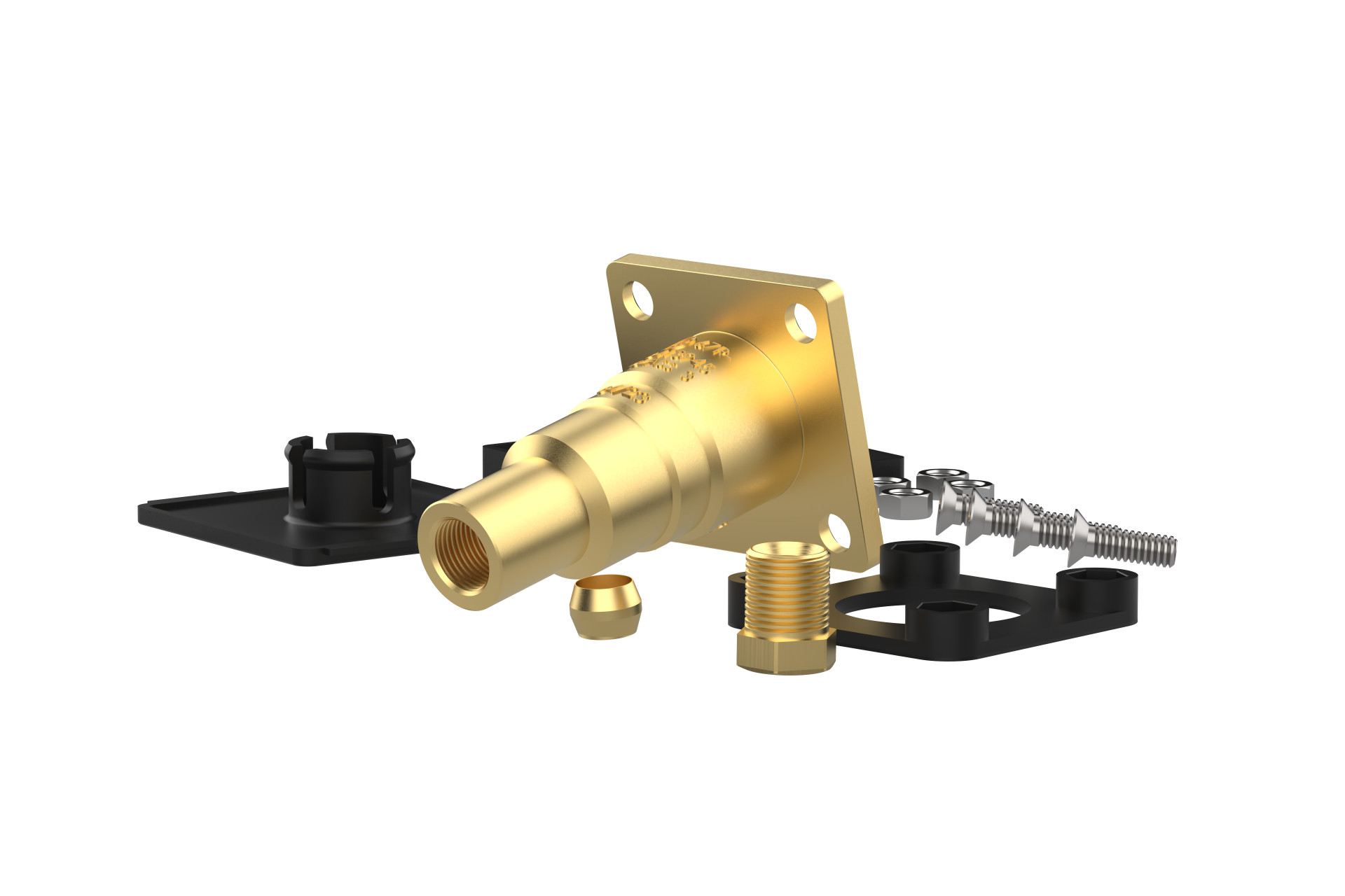 CAMPKO LPG filling valve W21.8 x 1/14 on 8mm copper line - straight