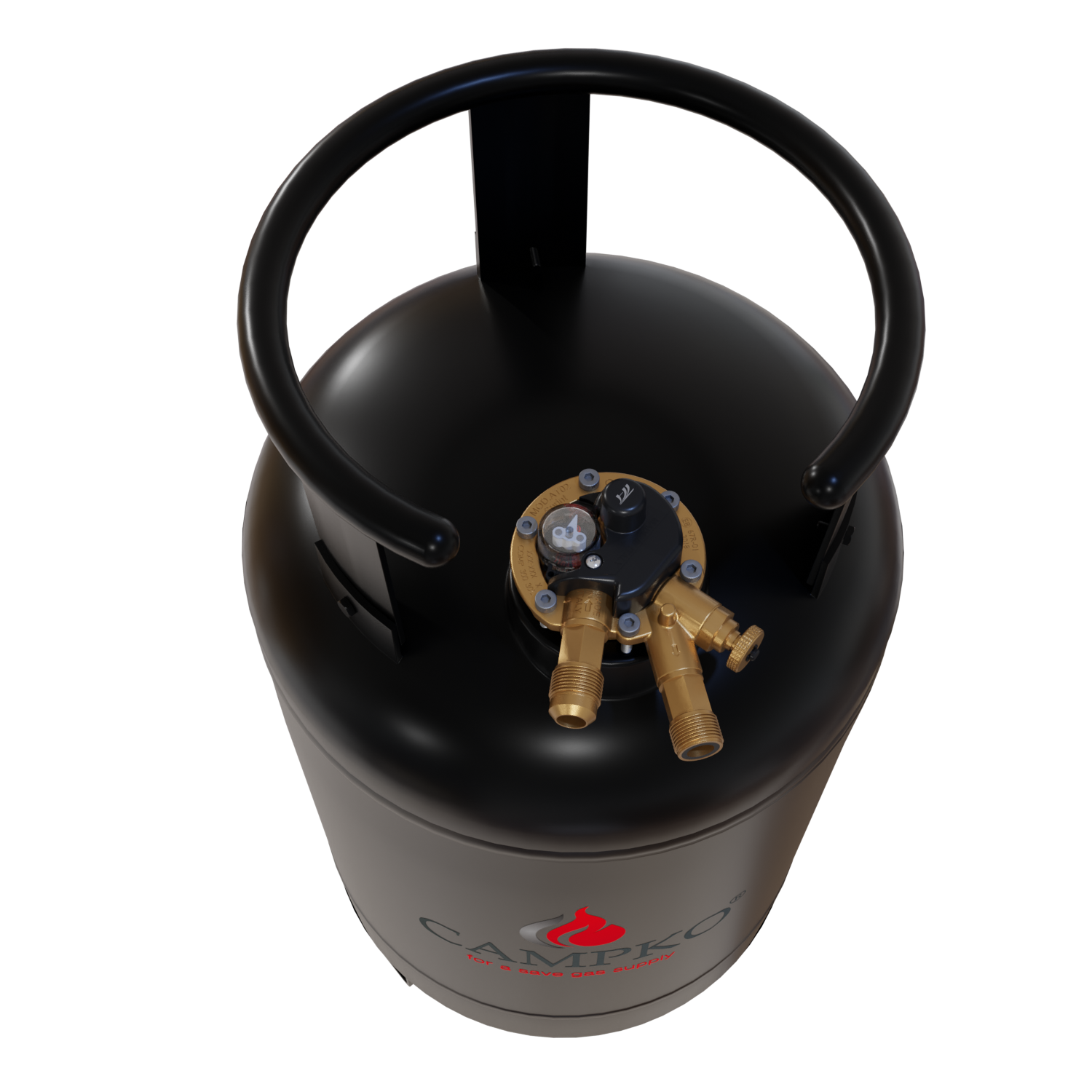 CAMPKO refillable gas bottle 30 litres with 80% multivalve (FR, CH)