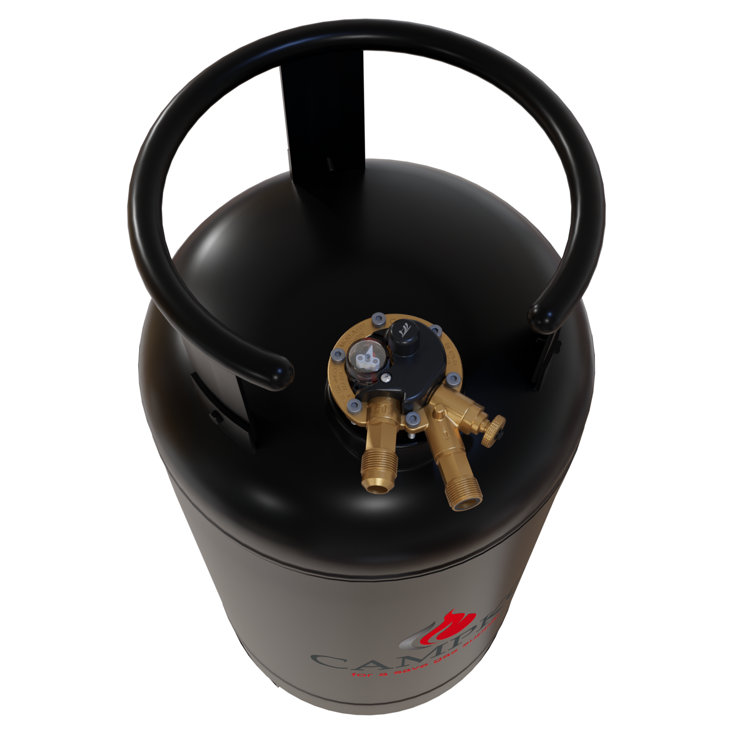 CAMPKO refillable gas bottle 36 litres with 80% multivalve (FR, CH)