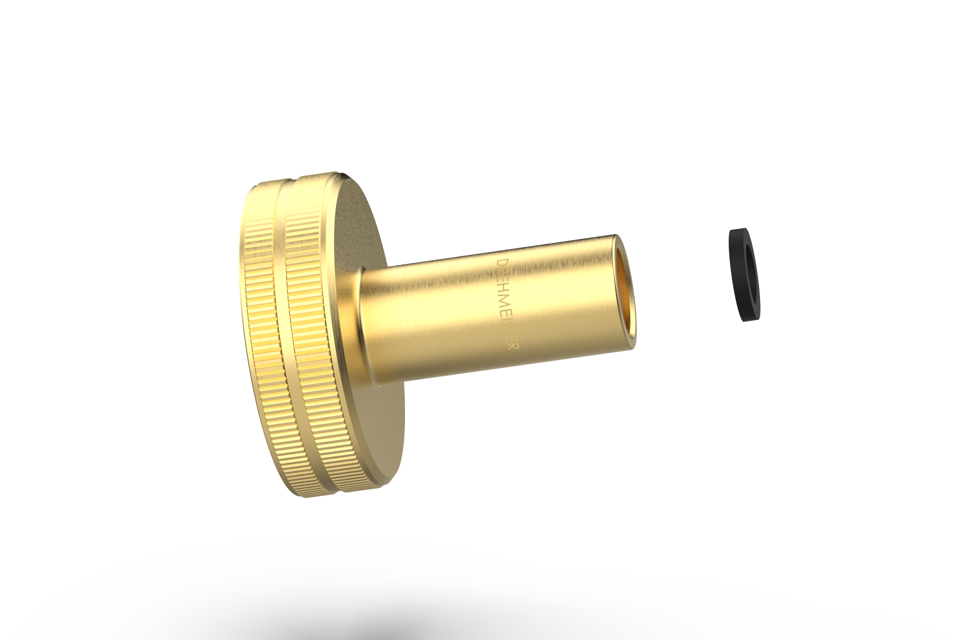 DREHMEISTER DISH LPG adapter internal thread M16x1,5 (60mm), brass