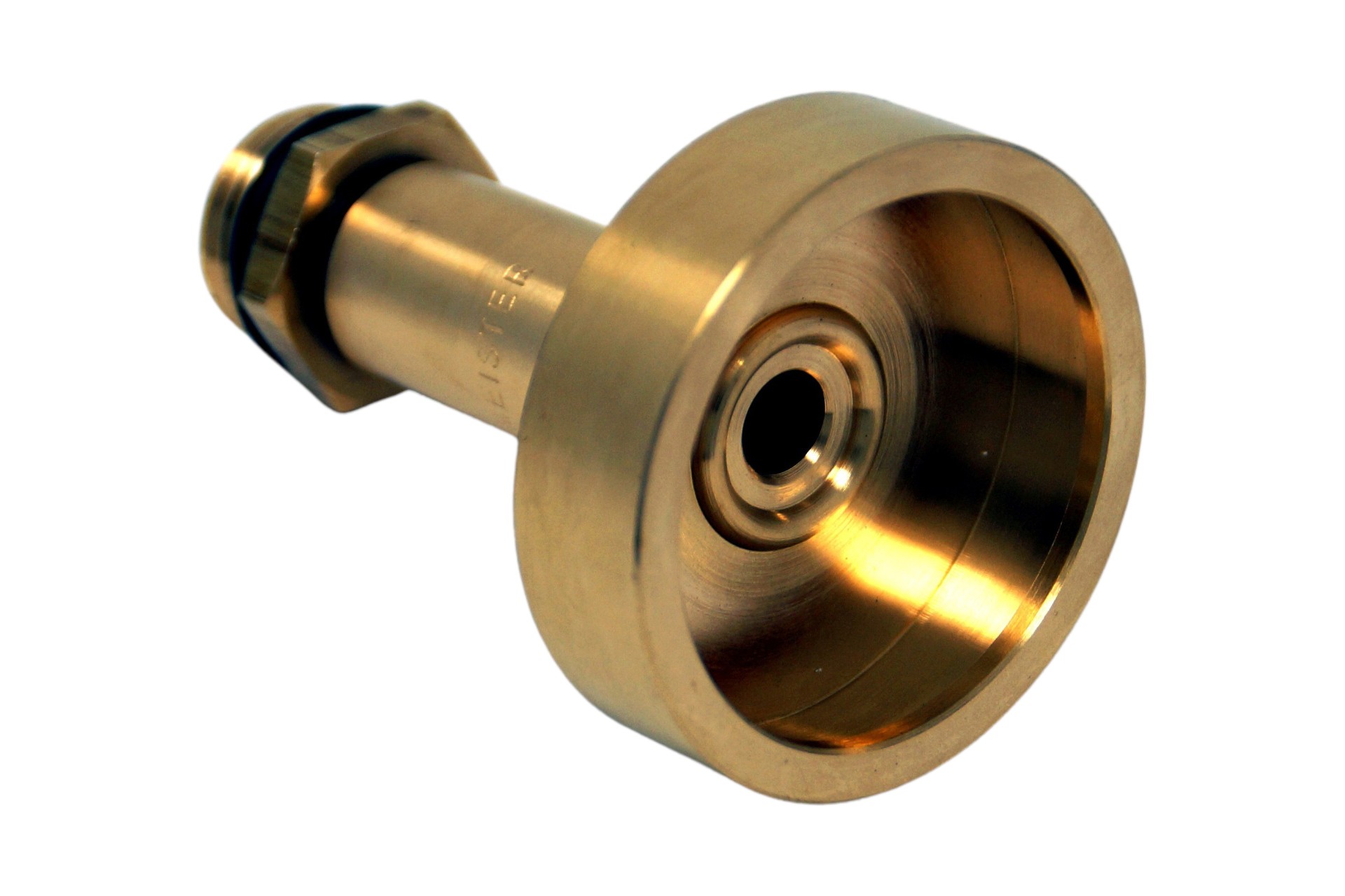 DISH LPG adapter 21,8 mm incl. filter, 77 mm - brass