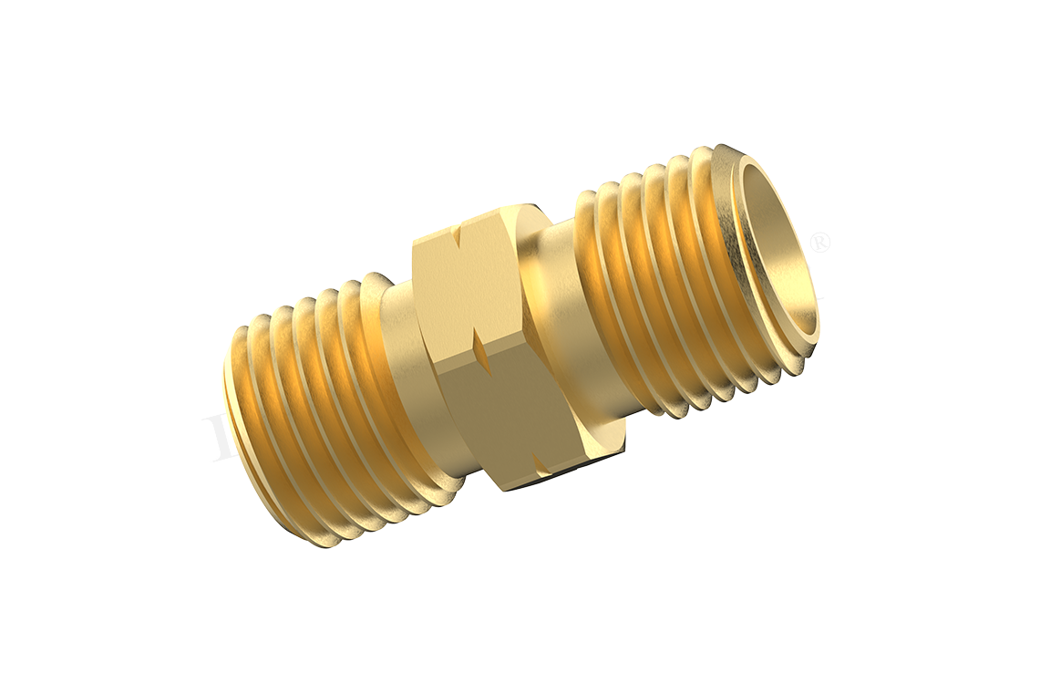 DREHMEISTER double nipple, hose connector G 1/4’ LH-KN