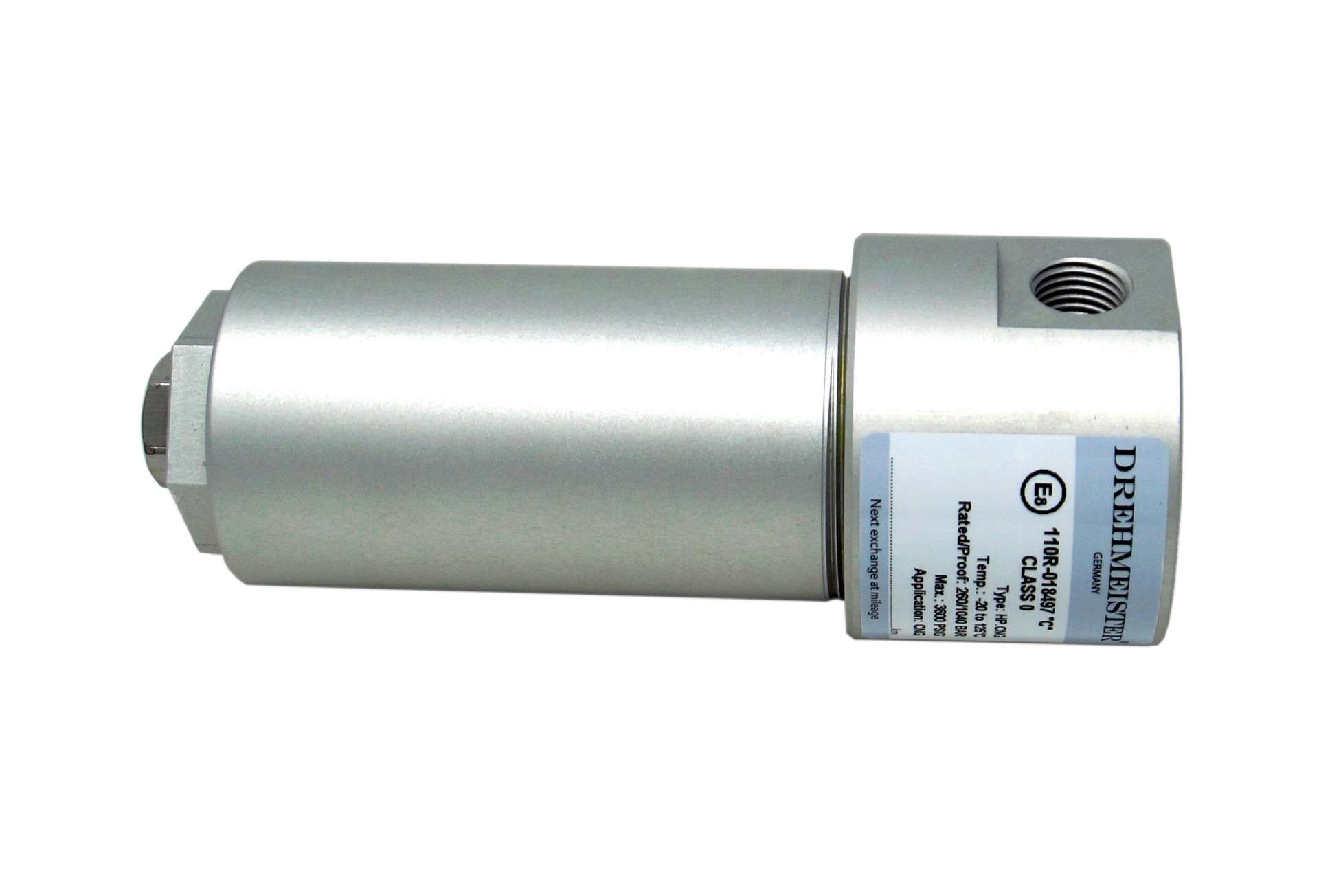 DREHMEISTER CNG (natural gas) Filter 2 x 1/4 NPT