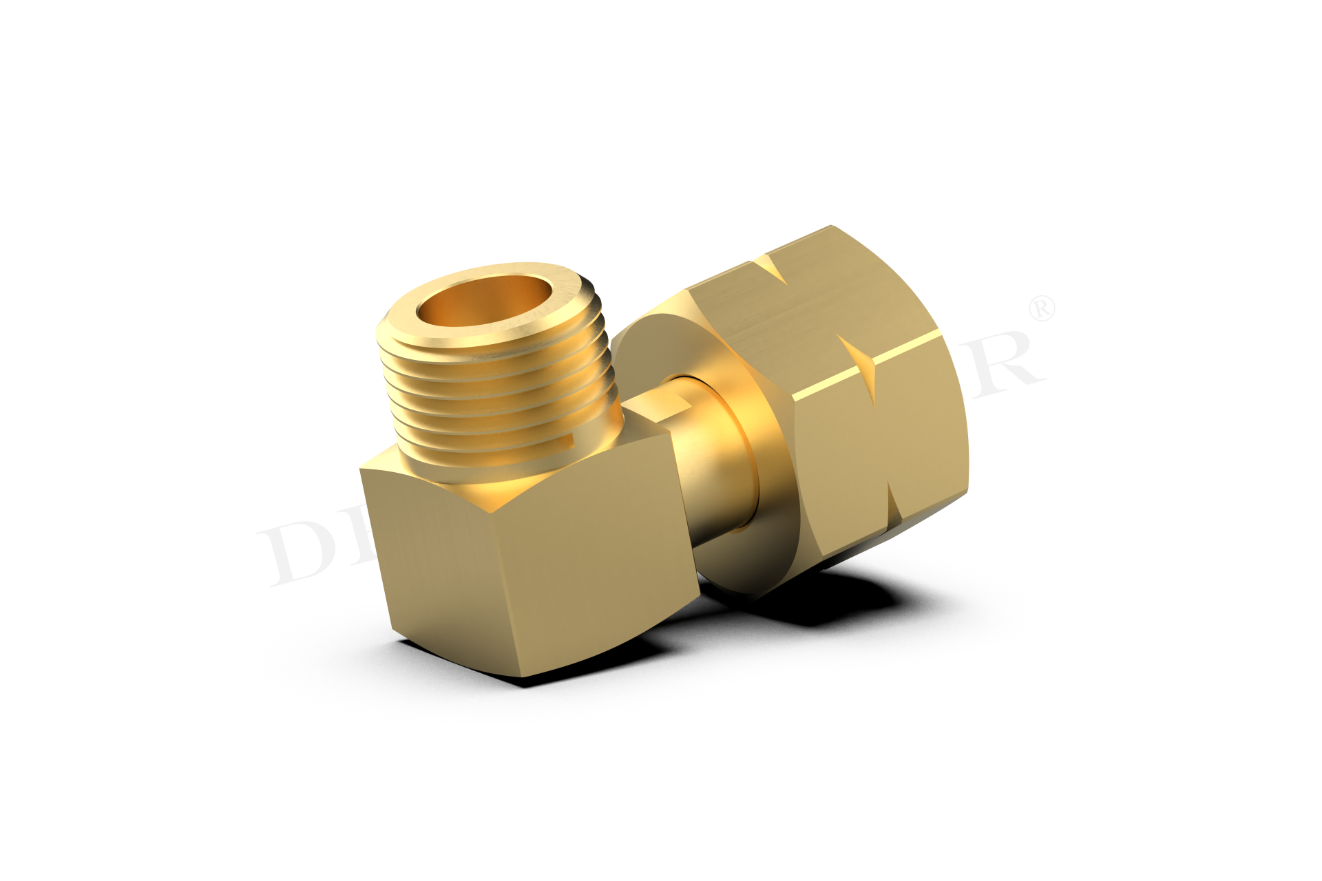 DREHMEISTER Winkelstück Anschlussgewinde G.5 = W21.8 x 1/14 LH