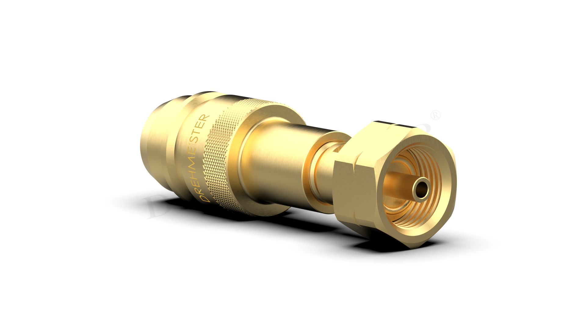 DREHMEISTER Euronozzle LPG Adapter, Gasflaschen Adapter zum Befüllen von Gasflaschen W21,8x1/14 LH (G.12) - 95mm