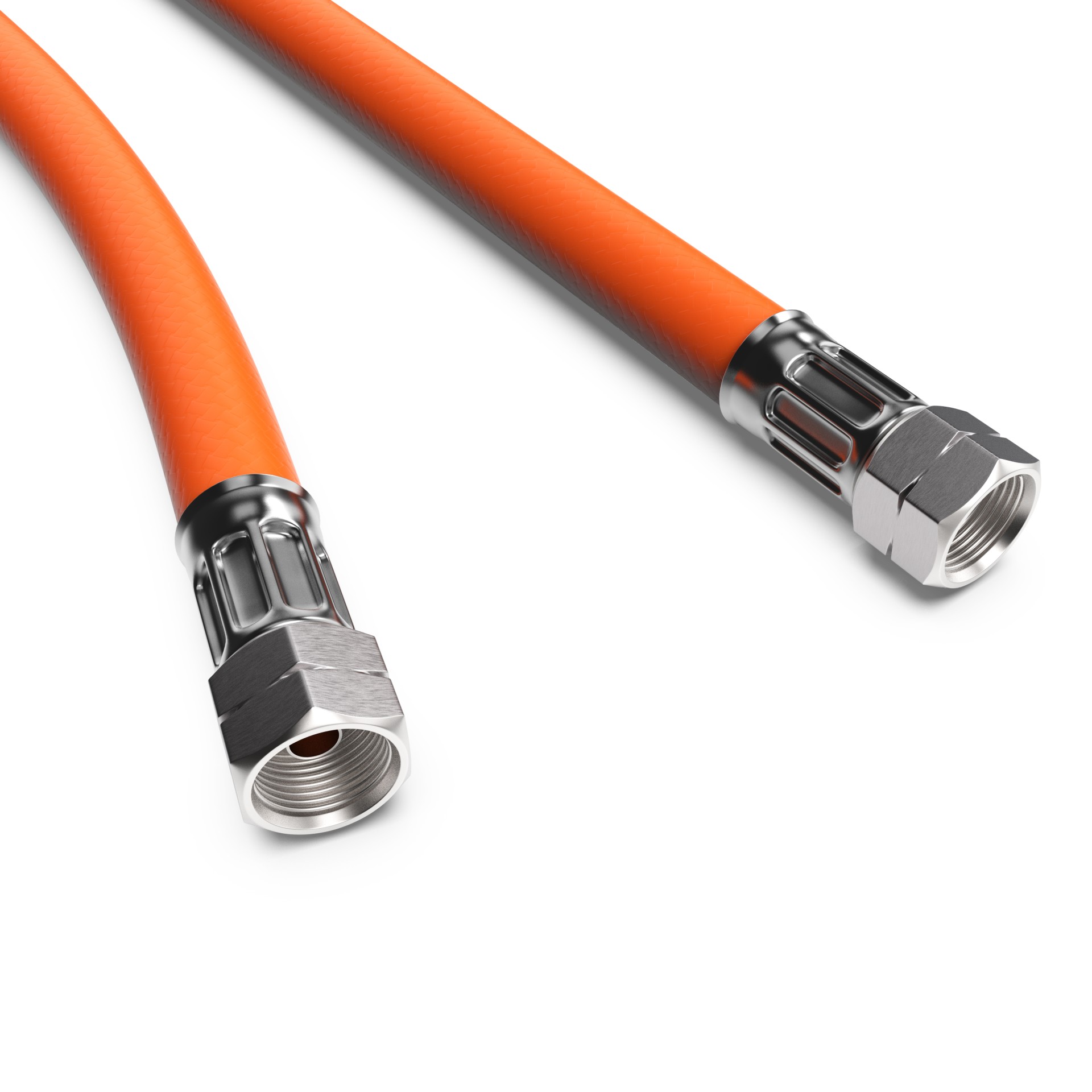 CAMPKO Gas hose (medium pressure) 2 x 1/4-LH - 800 mm