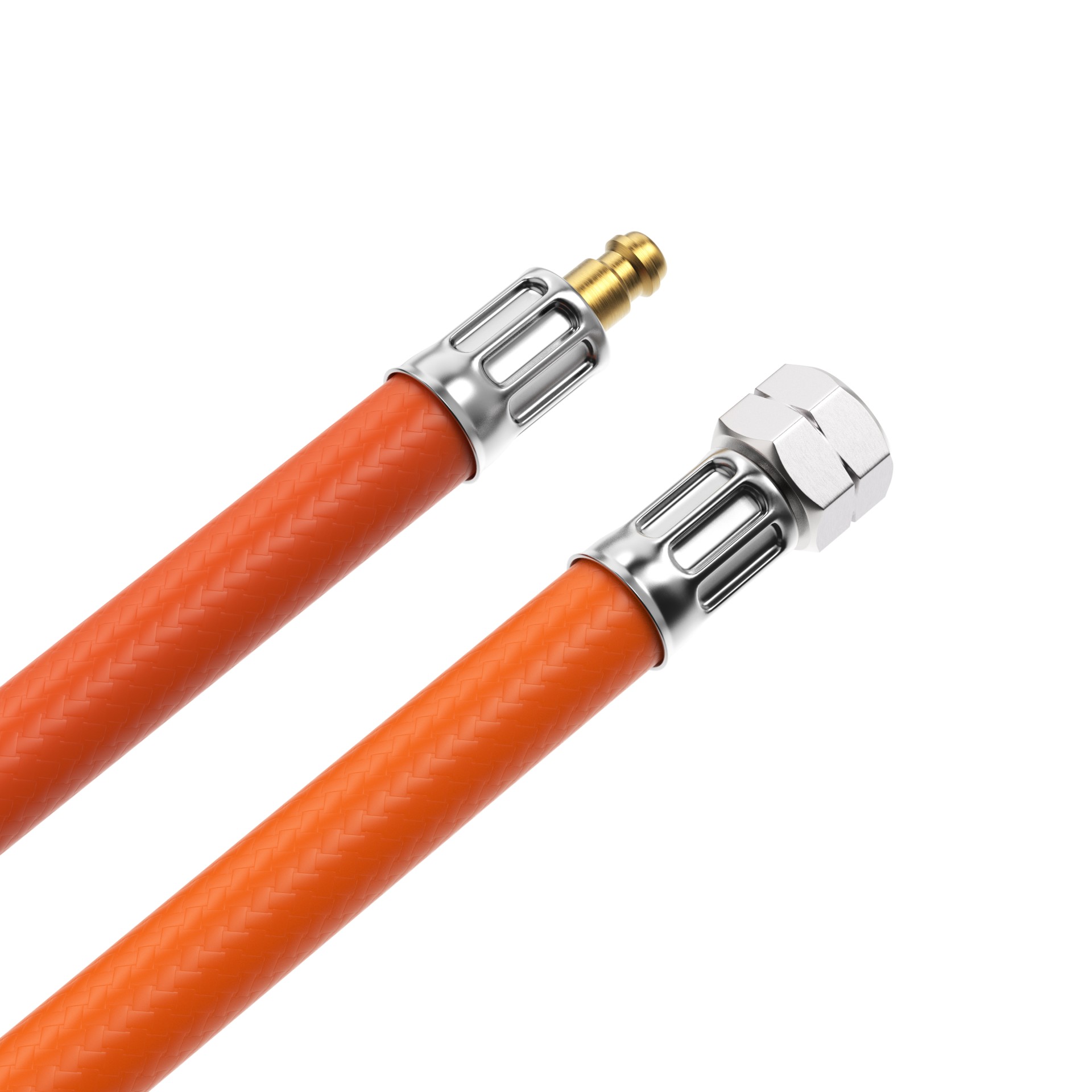 CAMPKO Gas hose (medium pressure) 1/4-LH x plug nipple - 3000 mm