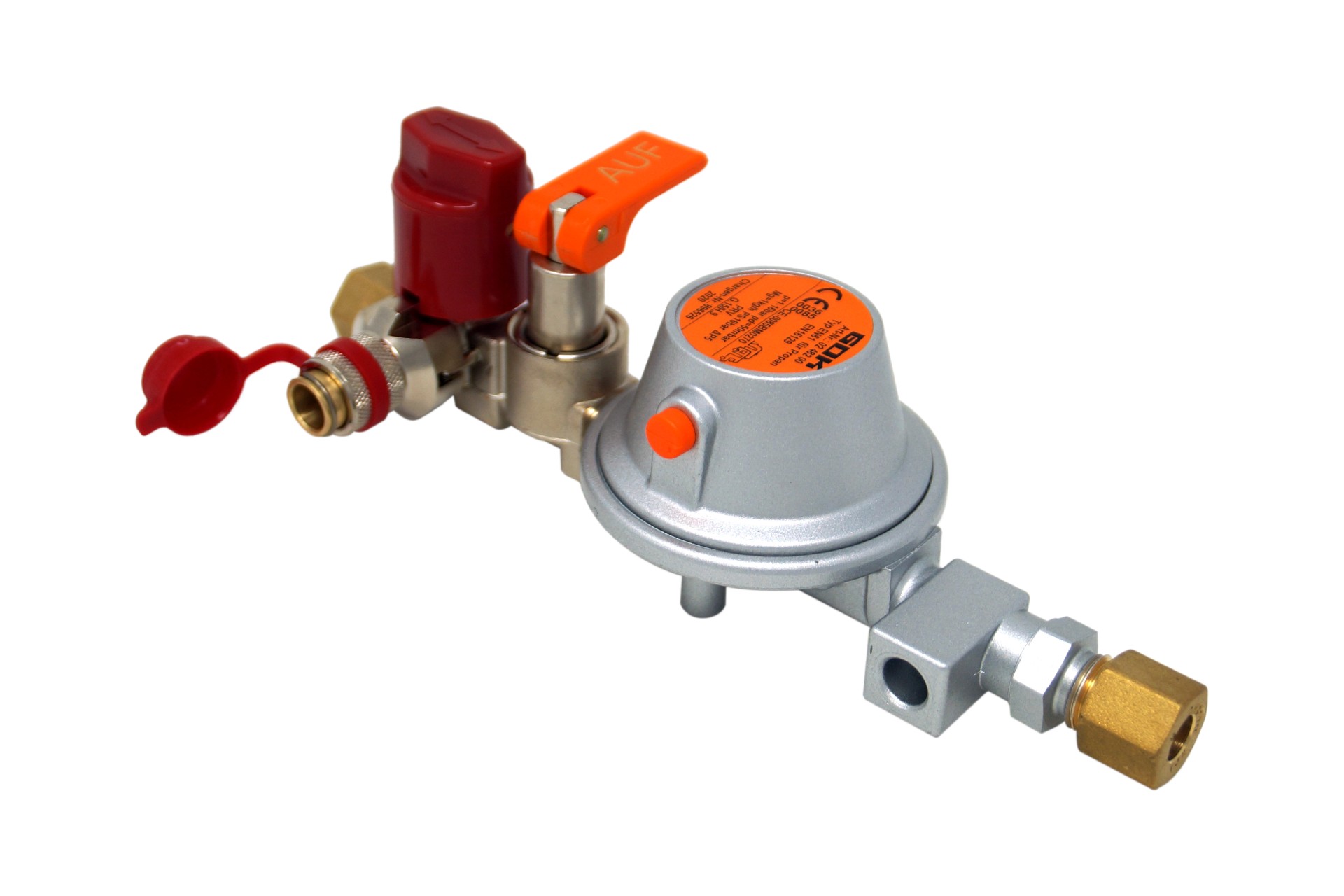 GOK regulation system 50 mbar EN61- 1 kg/h RVS 8 mm X UV/SKU X RVS 8 mm