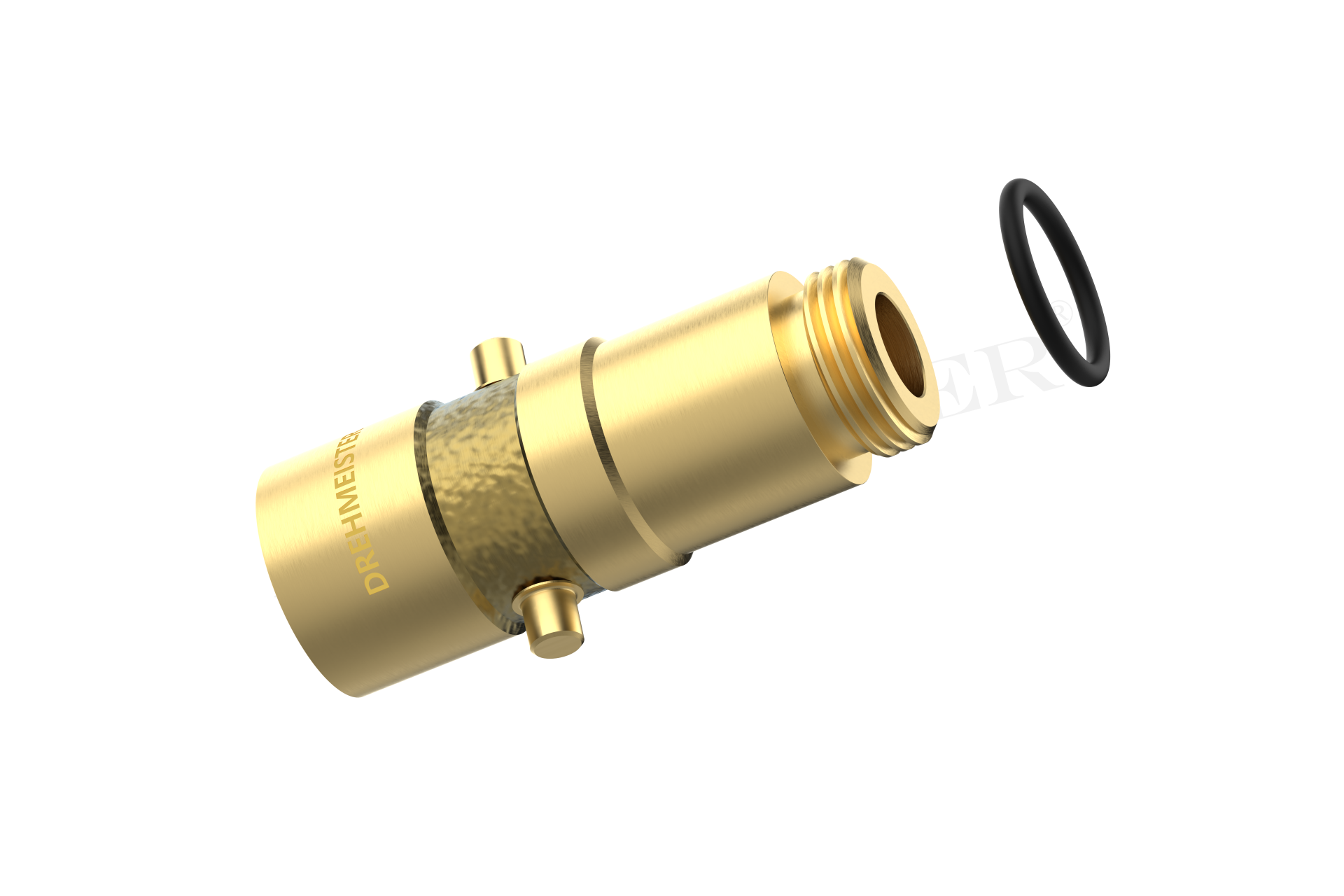 DREHMEISTER adaptador de boquilla de suministro Bayoneta Ø22 mm (W21,8), latón