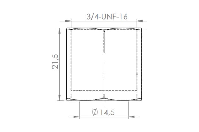 LPG-FIT Fitting Set angled 3/4 -> XD-5 = 10mm (FNF-K)