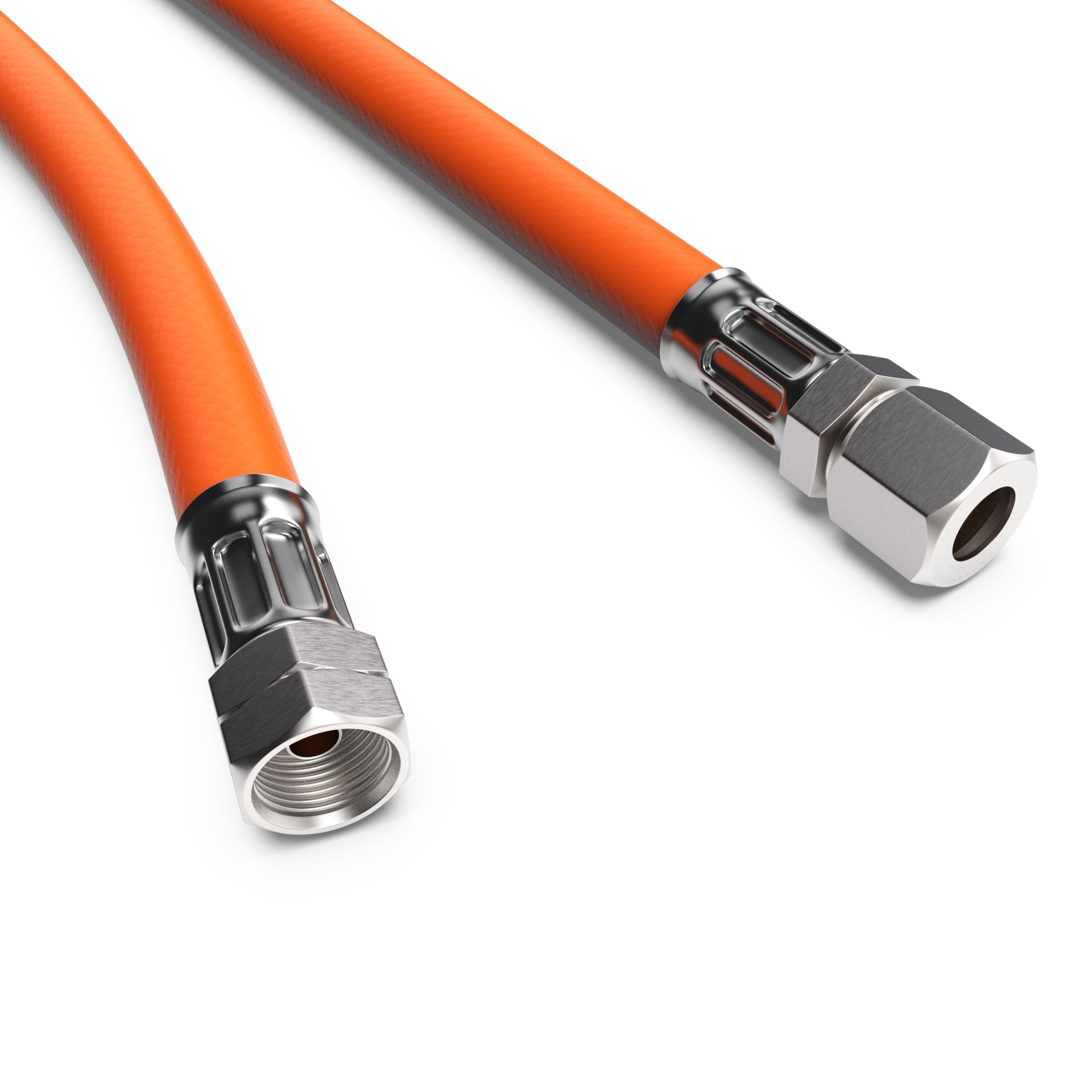 CAMPKO Gas hose (medium pressure) 1/4-LH x M16x1.5 (10 mm) - 800 mm