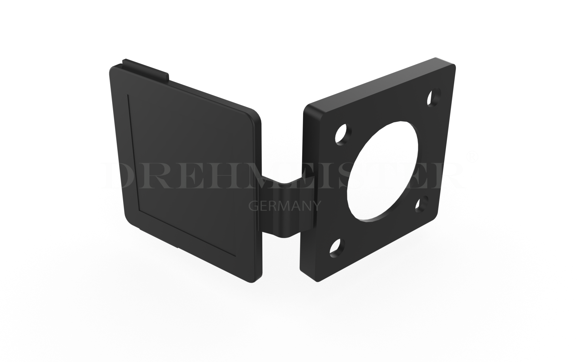 Bouchon dessence carré pour vanne de remplissage GPL plate HK - noir (nylon)