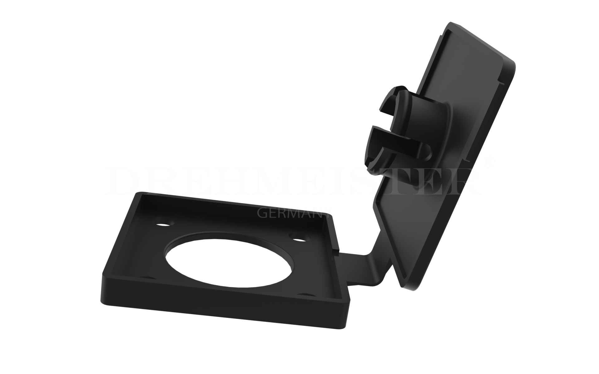 Bouchon dessence carré pour vanne de remplissage GPL plate HK - noir (nylon)