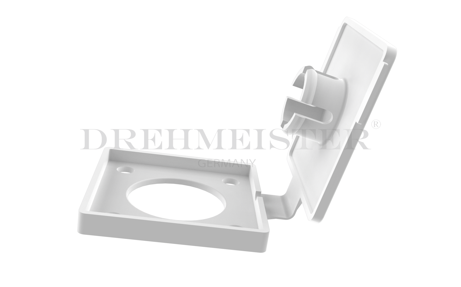 Tankdeckel viereckig für HK Flach LPG Tankventil - weiss