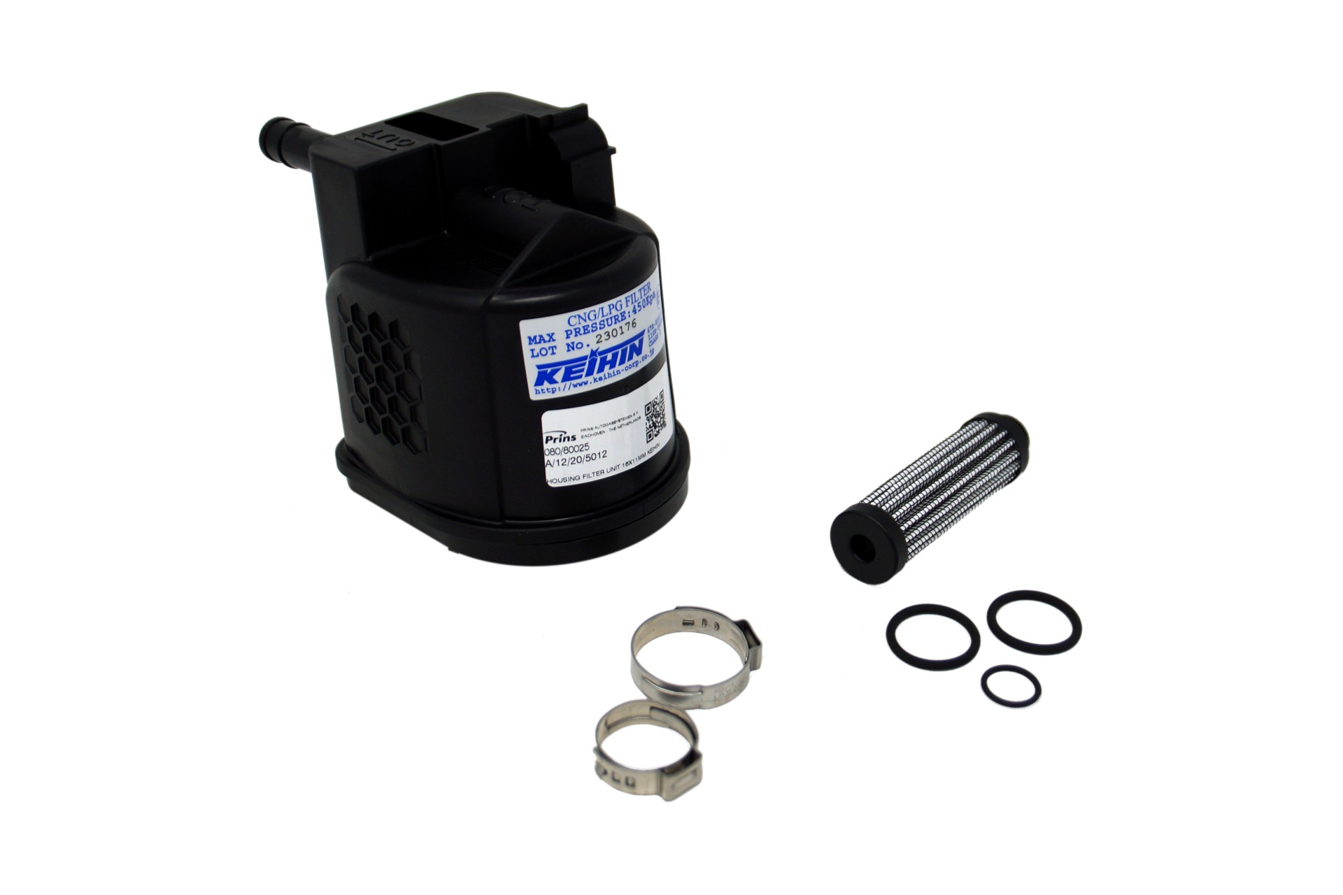 Prins VSI Keihin filter set type 2 single output (16x12), eVP reducer