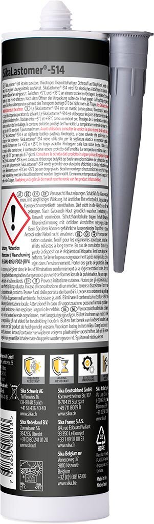 SikaLastomer® 514 310ml - wipe-on butyl sealant