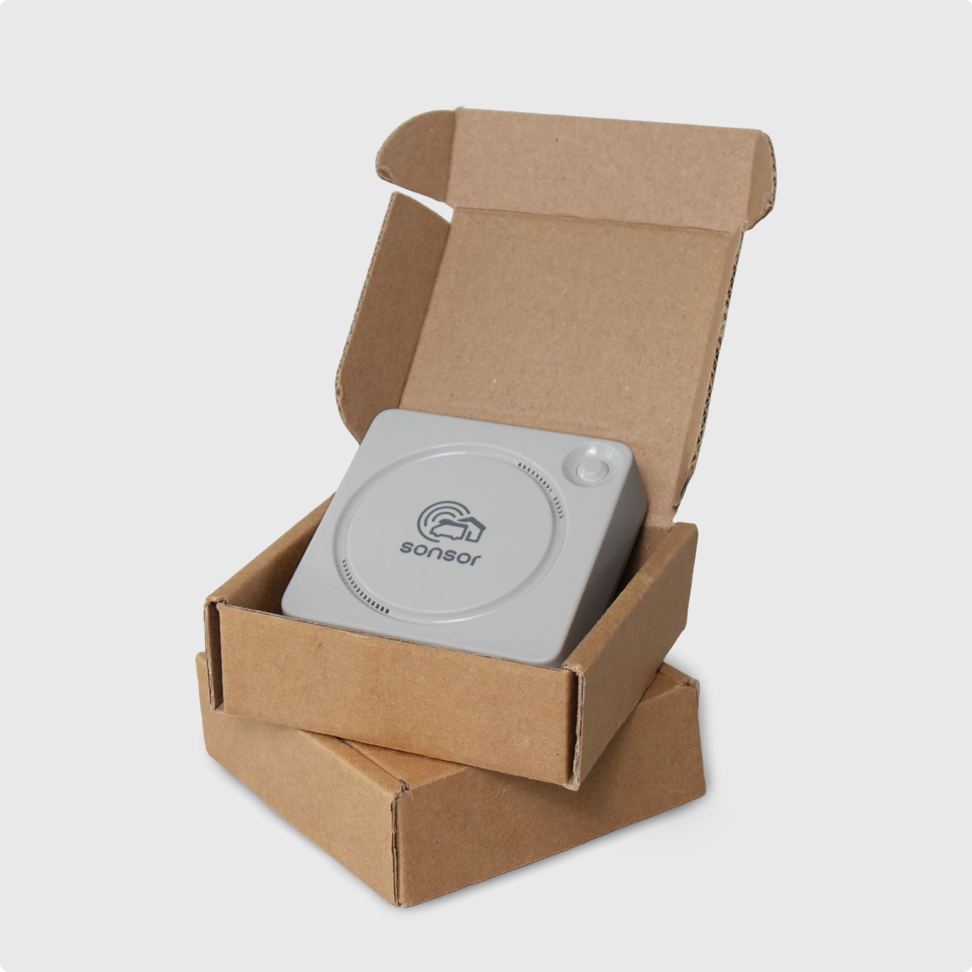 sonsor Système dalarme mobile avec LTE, GPS et Wi-Fi (gris)