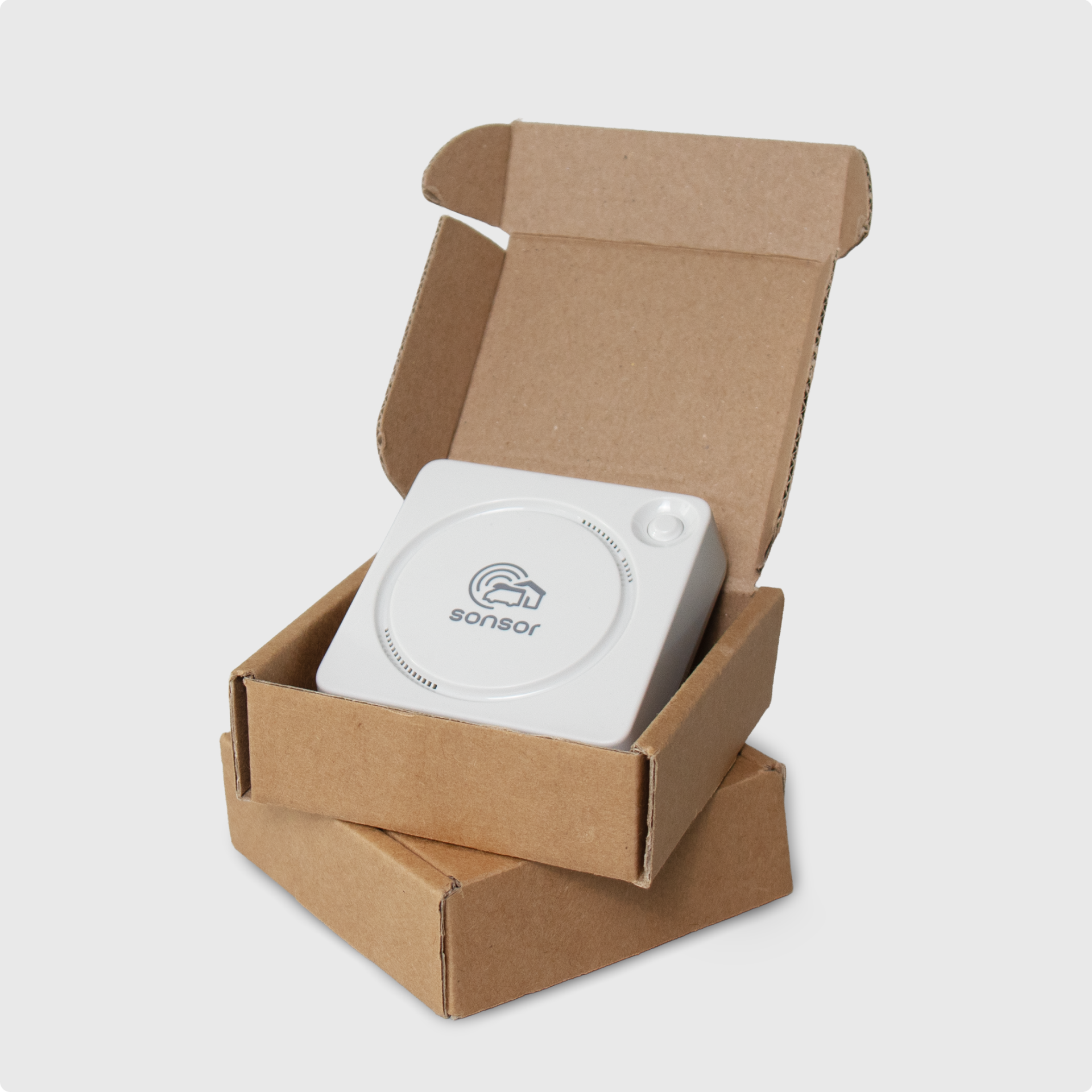 sonsor Système dalarme mobile avec LTE, GPS et Wi-Fi (blanc)