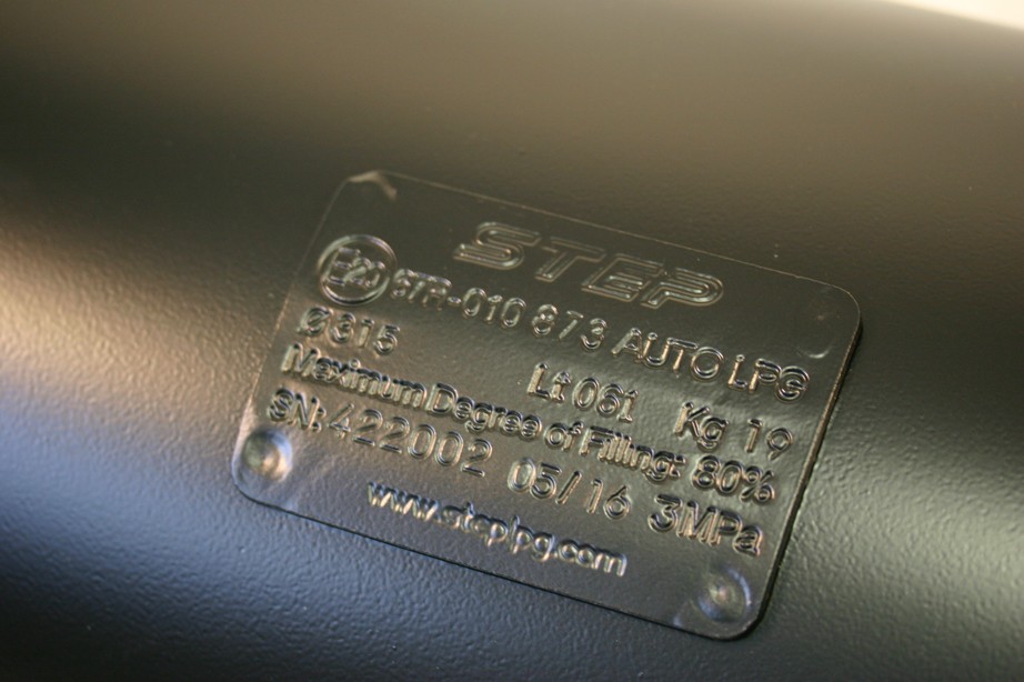 STEP LPG Zylindertank - Durchmesser 300mm (E7 + E20)