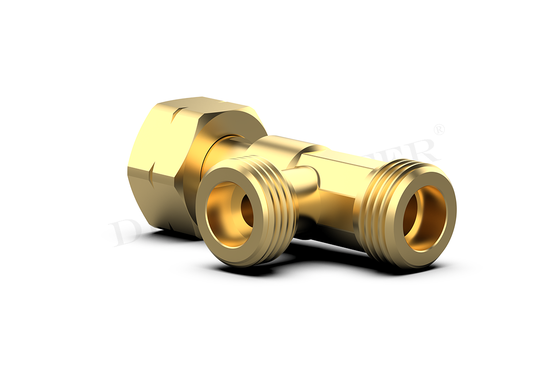 DREHMEISTER Raccordo a T - Guscio x 2 x G.5 = L21,8 x 1/14 LH