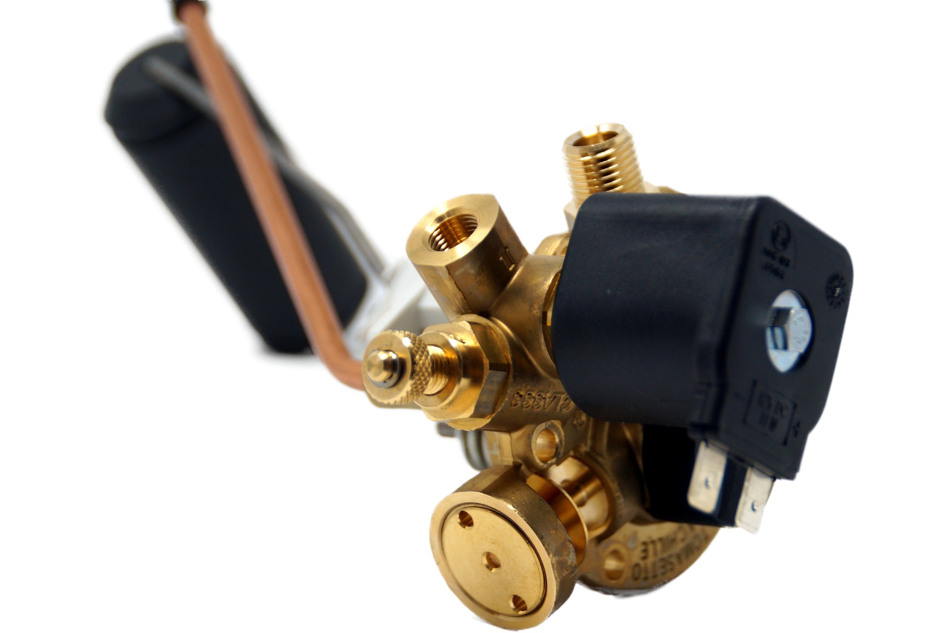 Tomasetto AT00 (67R-00) SPRINT LPG multivalve standard 6mm outlet - for cylindrical LPG tanks 30°