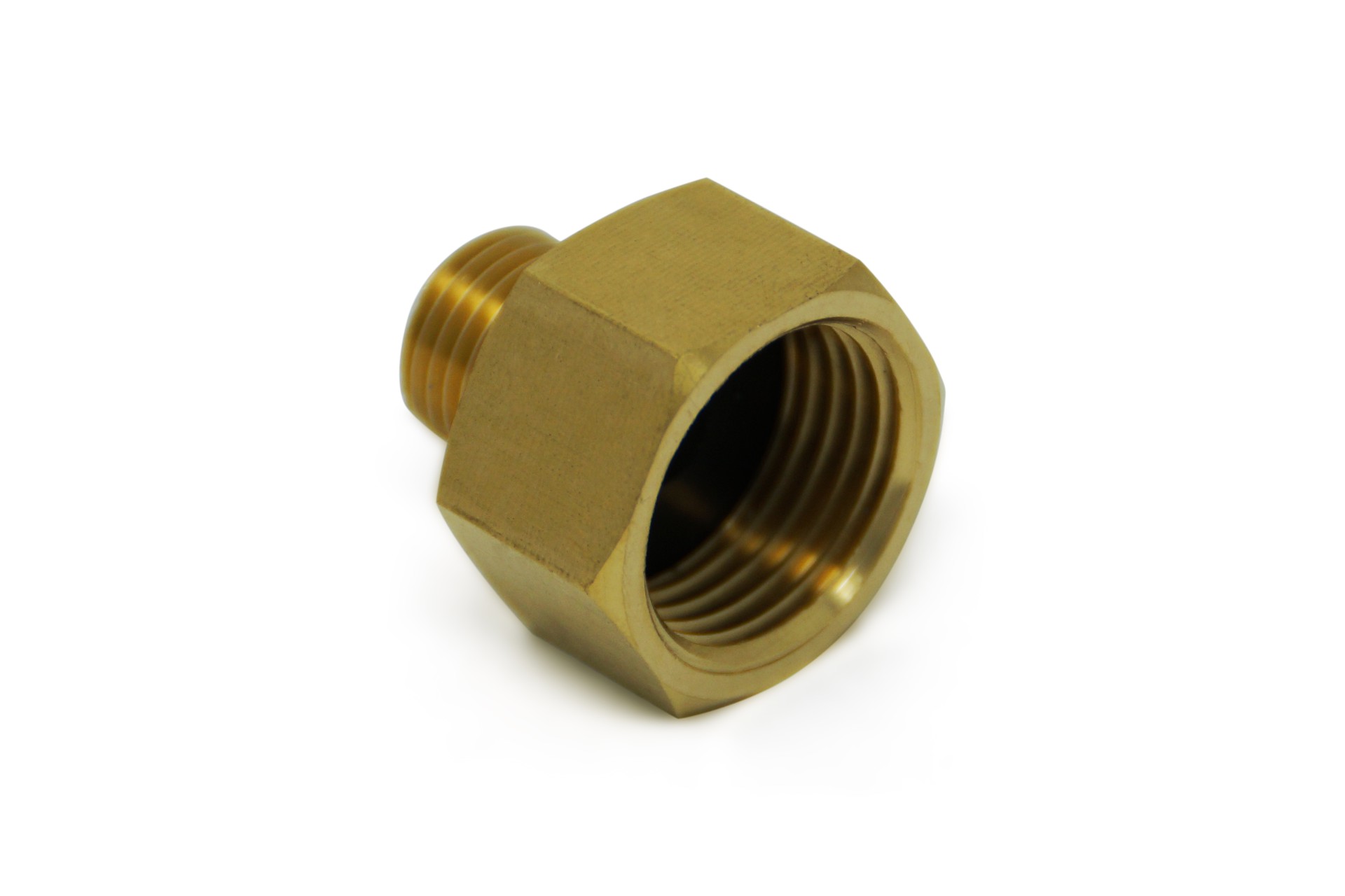 DREHMEISTER Connector 1/2-BSP x 1/4 L.H, brass