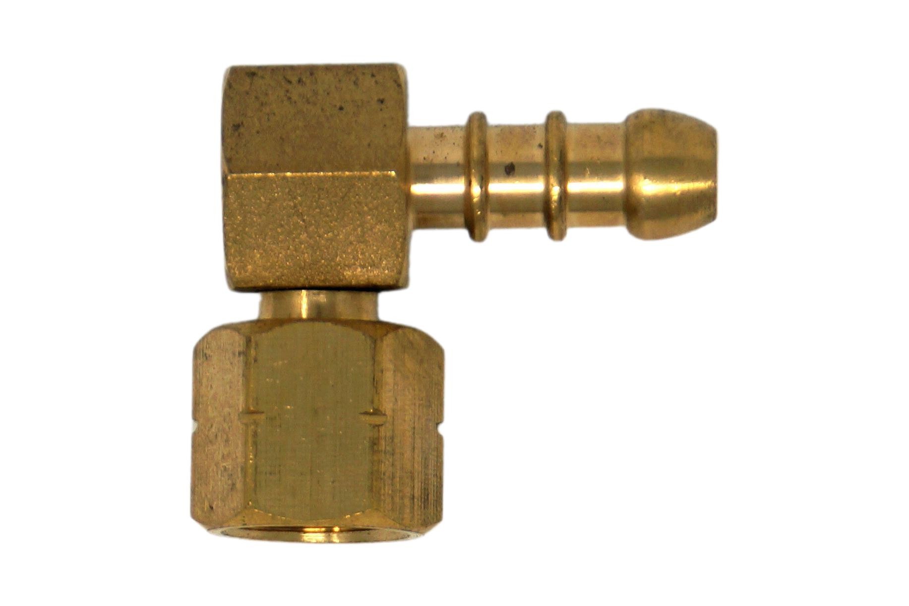 Connecting elbow 1/4 gas cooker -> 8 mm hose nozzle