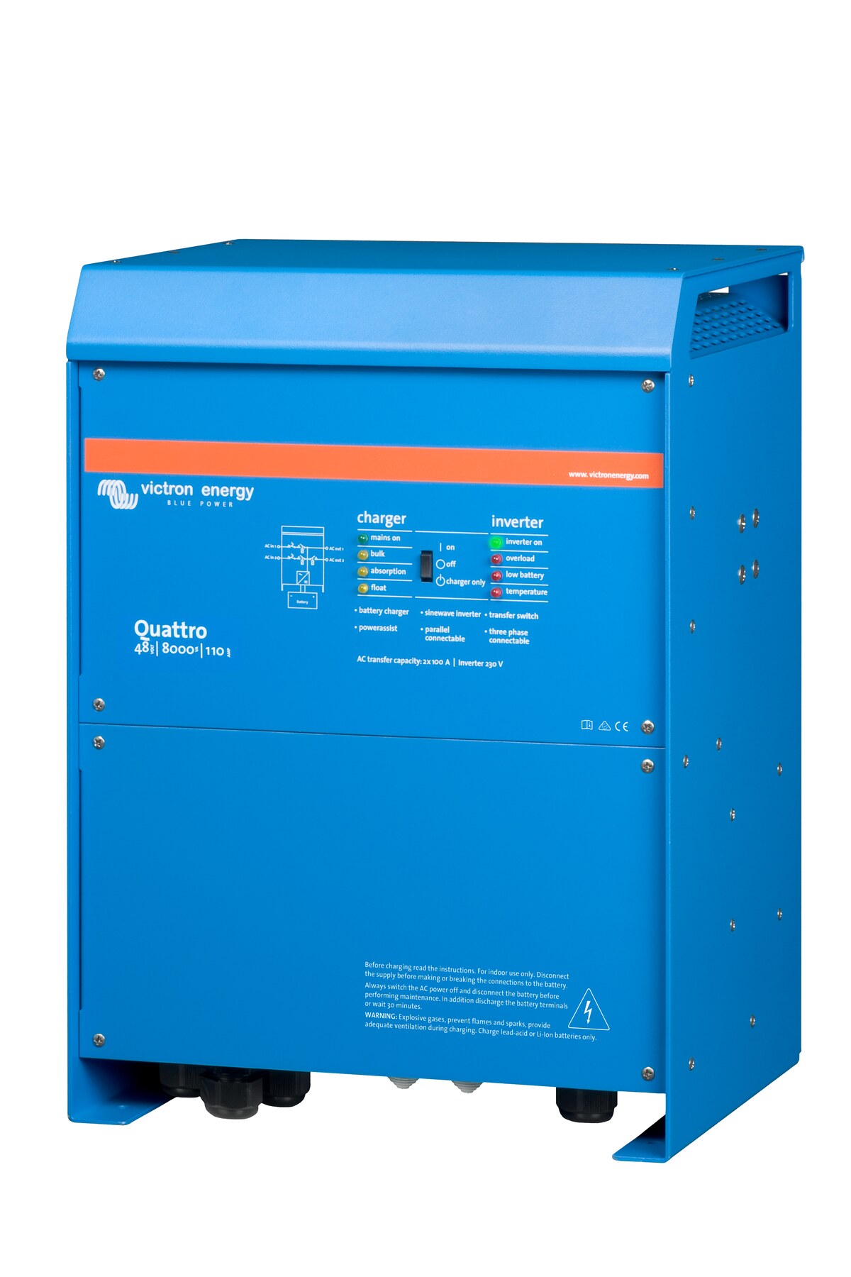 Victron Energy Quattro Wechselrichter 48/8000/110-100/100 230 V