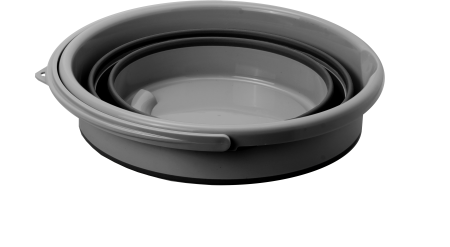 BRUNNER® Drum Fold-Away 15 l Falteimer Schwarz/Weiß
