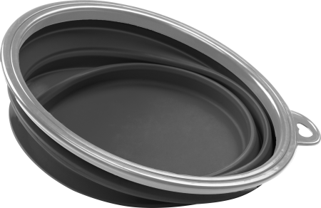 BRUNNER® Bowlin Foldaway 22 Faltschüssel Schwarz/Weiß