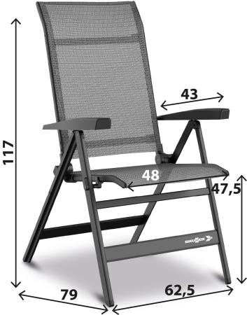 BRUNNER® Travelounger Air M Campingliege