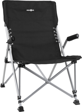 BRUNNER® Raptor Suspension Campingstuhl Schwarz/Weiß
